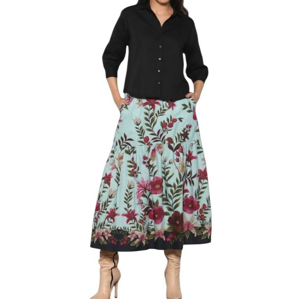 NEW MAUDE kyra collared top in black